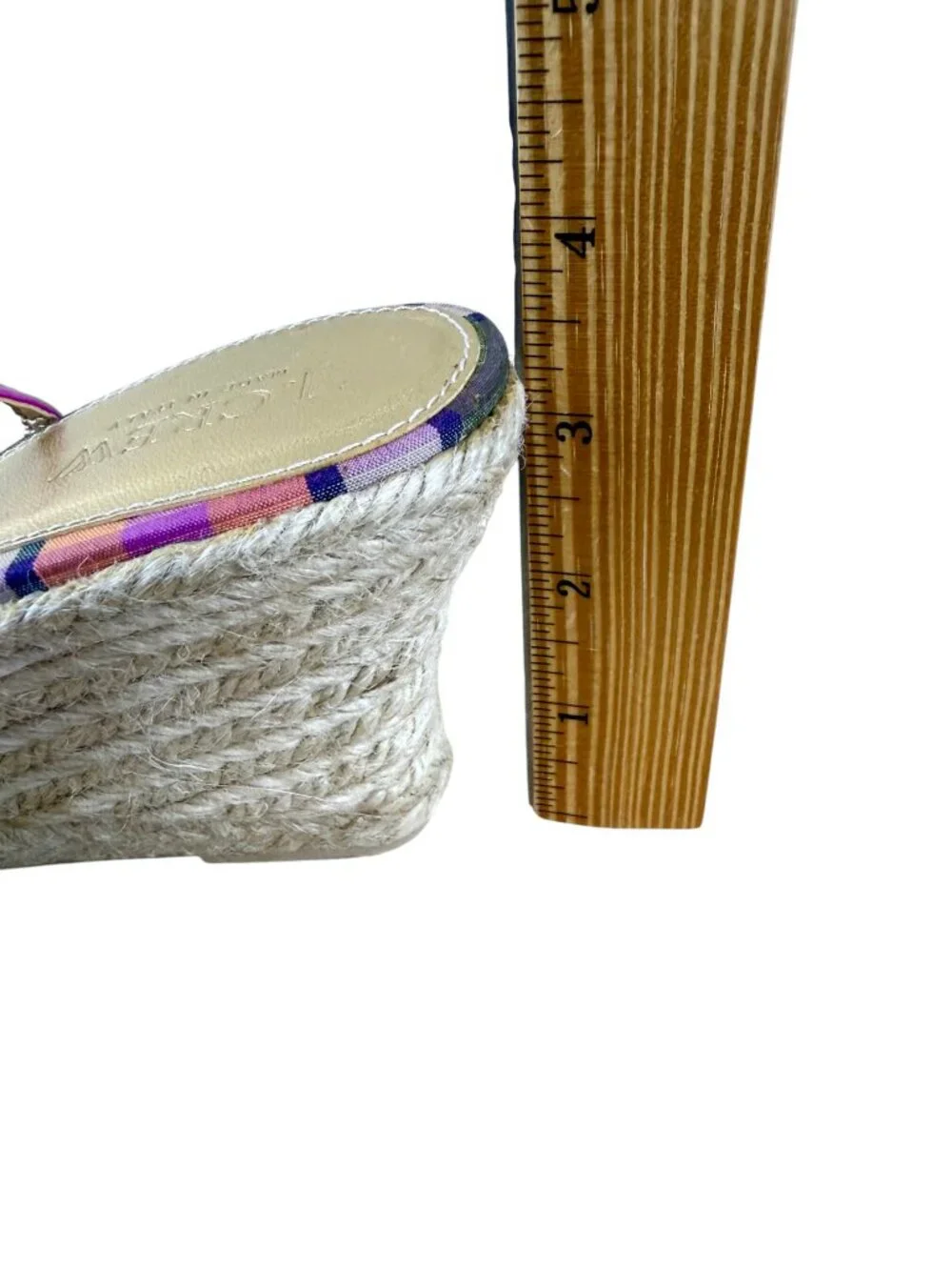 J.Crew Espadrille Wedge Sandals Plaid Madras (10)
